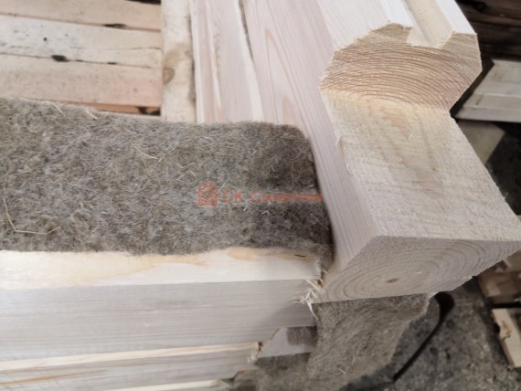 Сборка углов бани в ласточкин хвост