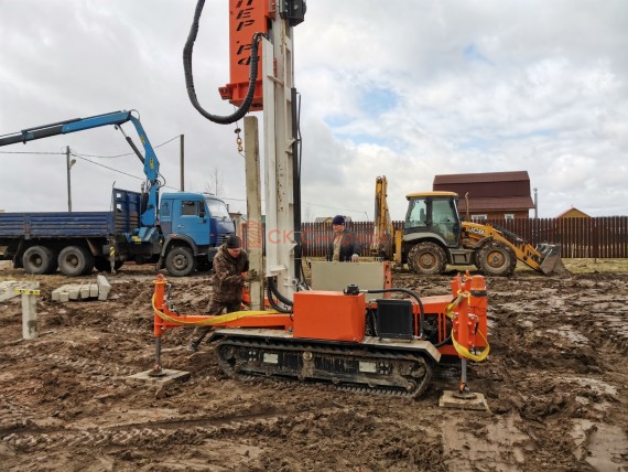 Фундамент из ЖБ свай