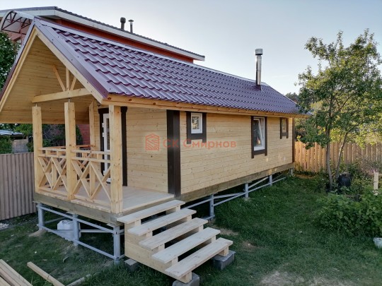 Июнь 2021 - баня из бруса №109