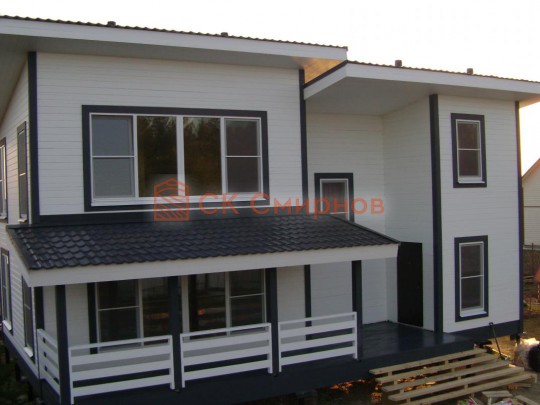 Октябрь 2017 - дом из бруса №34