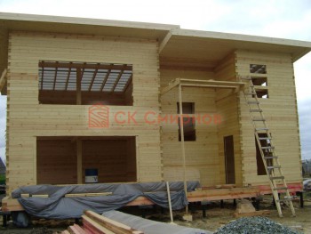 Фото №23: дом из бруса 34