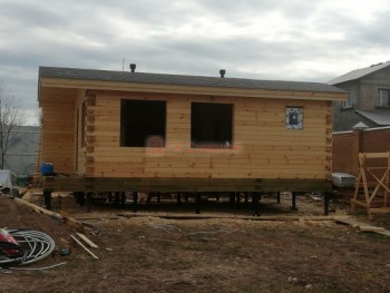 Фото №100: баня из бруса 70